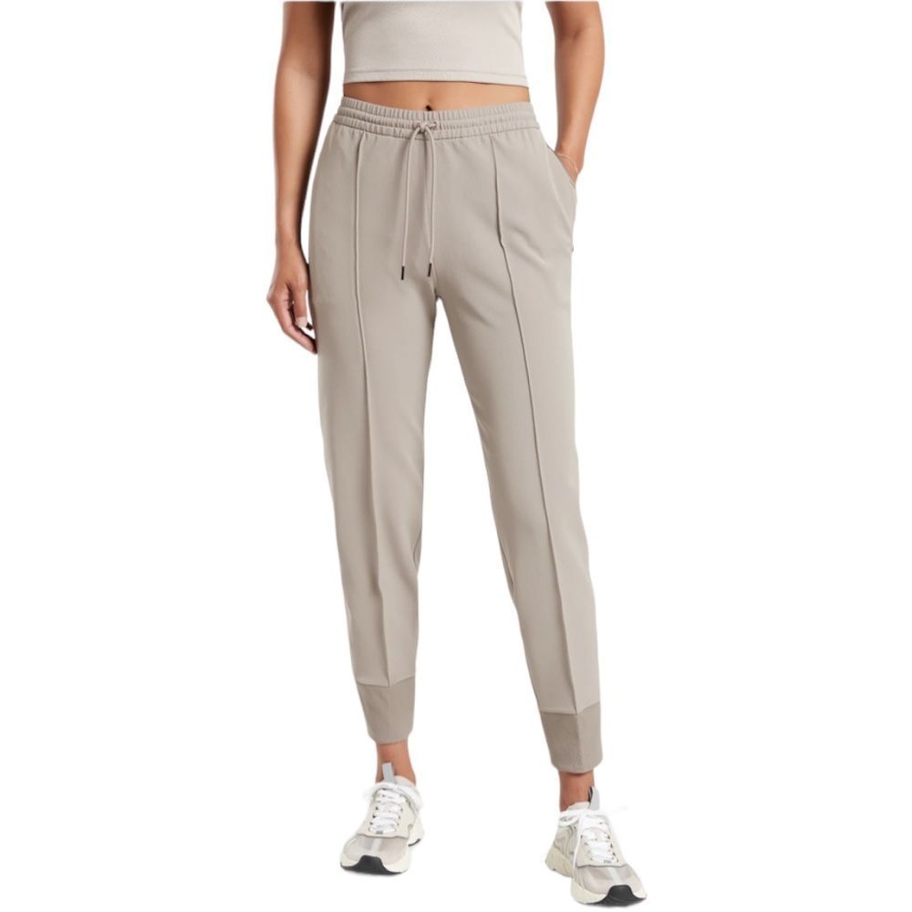 Athleta Endeavor Bluff Grey Elastic Waist Jogger Size 12